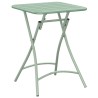 Table de jardin pliable mint légère , 55x55x73 cm en acier. 