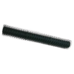 Clôture Hexagonale Grise Vert 1 x 50 m Acier 