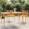 Table Batavia 150x90x75 cm Bois de teck solide 