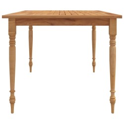 Table Batavia 150x90x75 cm Bois de teck solide 