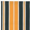 Tissu de remplacement pour auvent vert et jaune 10x1,6 m 