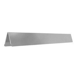 Bordure de jardin 4 pcs Argent 450 x 15 cm Acier galvanisé 