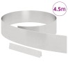 Bordure de jardin Argent 450 x 15 cm Acier inoxydable 