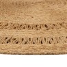 Tapis Jute tressé à la main 120 cm Rond 