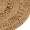 Tapis Jute tressé à la main 120 cm Rond 