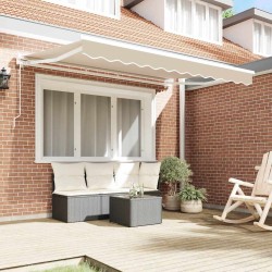 Auvent Rétractable Beige 350x200 cm 