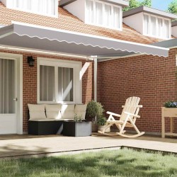 Bande de store pour cadre de 4,5 m gris clair 4,3x0,2 m 