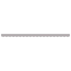 Bande de store pour cadre de 4,5 m gris clair 4,3x0,2 m 