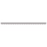 Bande de store pour cadre de 4,5 m gris clair 4,3x0,2 m 