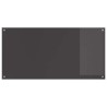 Crédence de cuisine Gris foncé 120x60x0,6 cm en verre trempé 