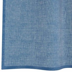 Rideaux en voile avec passe-tringles 2 pcs bleu royal 