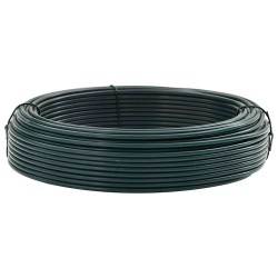 Fil de clôture Vert 80 m Acier recouvert de PVC 