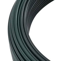Fil de clôture Vert 80 m Acier recouvert de PVC 