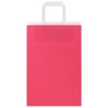 Sacs en papier 250 pcs avec poignées rose 21x11x31 cm 