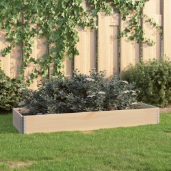 Jardinière surélevée 50x150 cm Bois de pin solide 