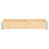 Jardinière surélevée 50x150 cm Bois de pin solide 