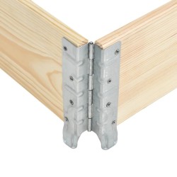 Jardinière surélevée 50x150 cm Bois de pin solide 