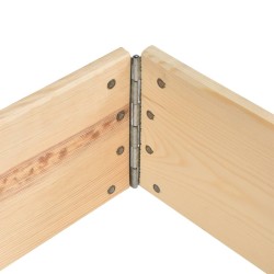 Jardinière surélevée 50x150 cm Bois de pin solide 