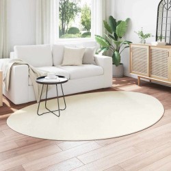 Tapis Crème 140 x 200 cm Polypropylène 