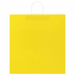Sacs en papier 50 pcs avec poignées jaune 45x17x48 cm 