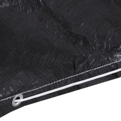 Housses de salon de jardin 2 pcs 12 œillets 250x250x70 cm 