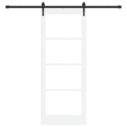 Porte coulissante avec quincaillerie 'ORKDAL'Blanc 83x211 cm 