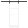 Porte coulissante avec quincaillerie 'ORKDAL'Blanc 83x211 cm 