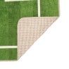 Tapis enfant 160x230cm terrain de football antidérapant lavable 