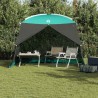 Tente de camping anti-moustique avec porte verte pour 4 personnes - imperméable. 