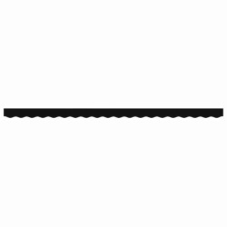 Valence de Store pour Cadre de 4,5 m Noir 4,3x0,2 m 