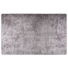 Tapis lavable antidérapant 160x230 cm gris 