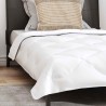 Couette avec oreiller Blanc 140 x 220 cm Microfibre 