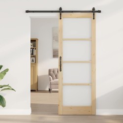 Porte coulissante avec quincaillerie 'ORKDAL'78x211 cm 