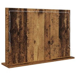 Miroir de vanité Bois ancien Bois récupéré solide et verre 