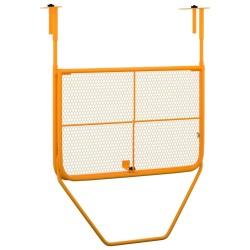 Table de balcon Jaune 60x40 cm Acier 