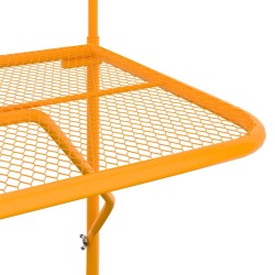 Table de balcon Jaune 60x40 cm Acier 