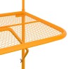 Table de balcon Jaune 60x40 cm Acier 