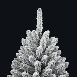 Sapin de Noël artificiel à charnières avec neige floquée 120 cm 