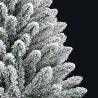 Sapin de Noël artificiel à charnières avec neige floquée 120 cm 