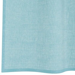 Rideaux en voile avec passe-tringles 2 pcs turquoise 