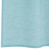 Rideaux en voile avec passe-tringles 2 pcs turquoise 