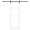 Porte coulissante avec kit matériel 'ORKDAL'blanche 83x232 cm 