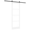 Porte coulissante avec kit matériel 'ORKDAL'blanche 83x232 cm 