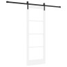 Porte coulissante avec quincaillerie 'ORKDAL'blanche 73,5 x 198,5 cm 