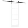 Porte coulissante avec quincaillerie 'ORKDAL'blanche 73,5 x 198,5 cm 