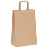 Sacs en papier 50 pcs avec poignées marron 21x11x31 cm 