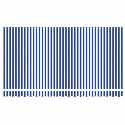 Auvent Rétractable Bleu et Blanc 350x200 cm 