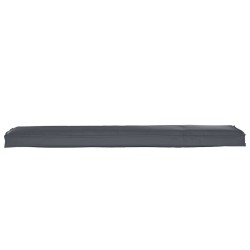 Coussins en Palette pour Banc 2 pcs Anthracite 180x40x8 cm Tissu Oxford 