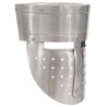 Casque de chevalier médiéval antique pour GN Argenté Acier 