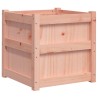 Jardinière 50x50x50 cm bois massif douglas 